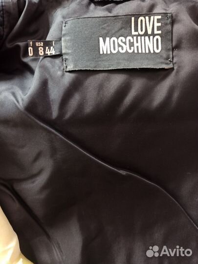 Куртка moschino оригинал стёганая бомбер 42-46