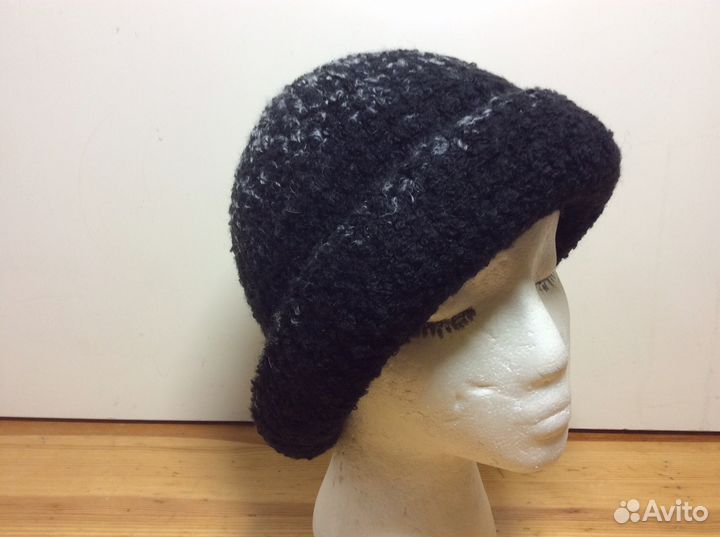 Роскошная шляпка ручная вязка, р-р 55-57, арт 290