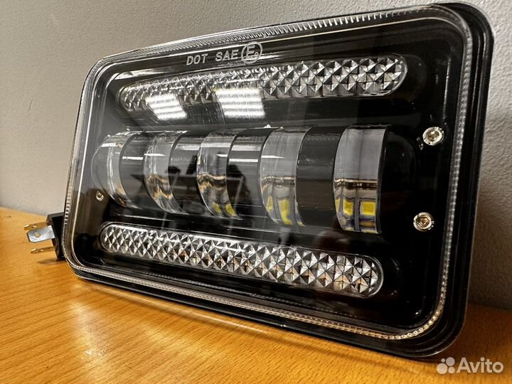 Лед птф 12-24v дхо 5 линз 50w, фсо противотуманки