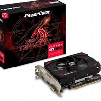 Видеокарта rx 550 red dragon power colour