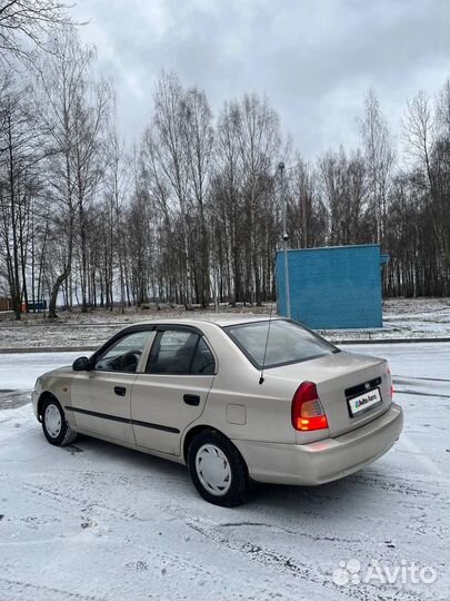 Hyundai Accent 1.5 МТ, 2005, 282 500 км