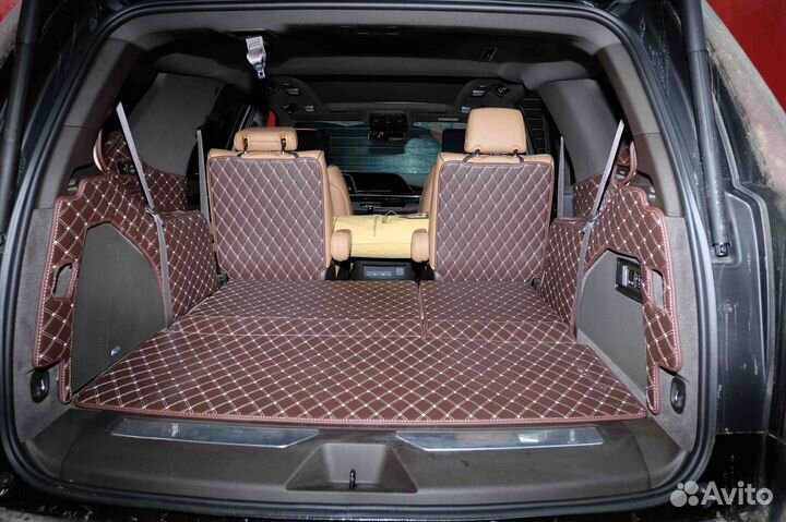 3D коврики в багажник Cadillac Escalade 2021 V