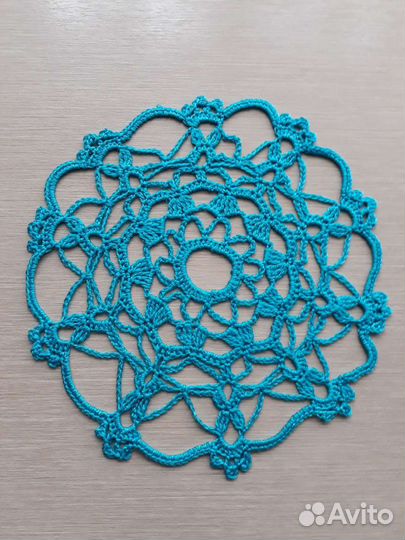 Салфетки ажурные вязаные