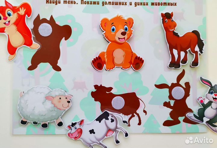 Развивающие игры на липучках