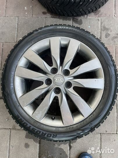 Оригинальные диски kia cerato r17 (зимняя резина)