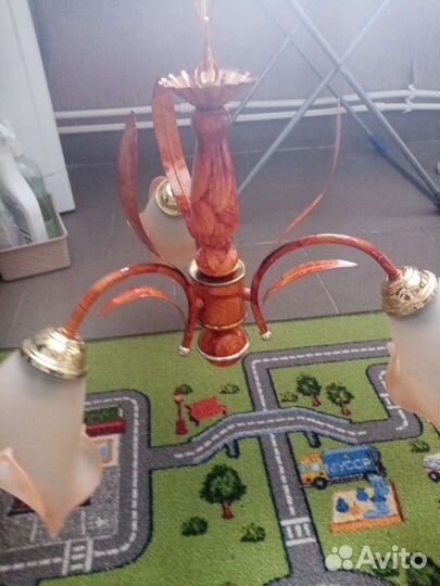 Люстра потолочная бу