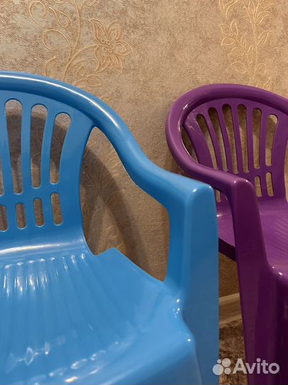 Стул кресло пластик садовый детский