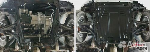 Защита картера Renault Logan от 2005 года