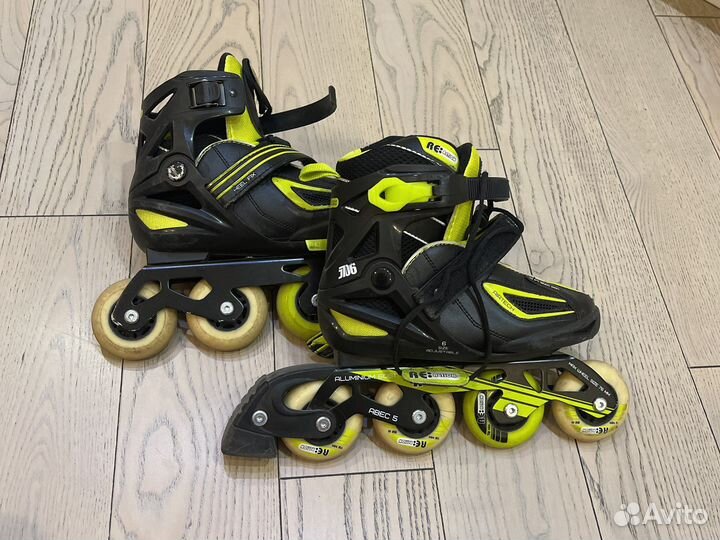 Роликовые коньки и защита