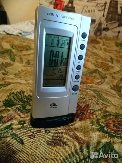 Метеостанция. Часы. Будильник