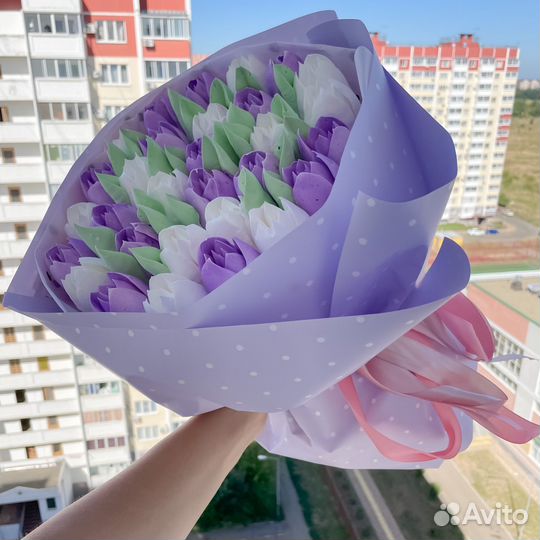 Зефирные тюльпаны