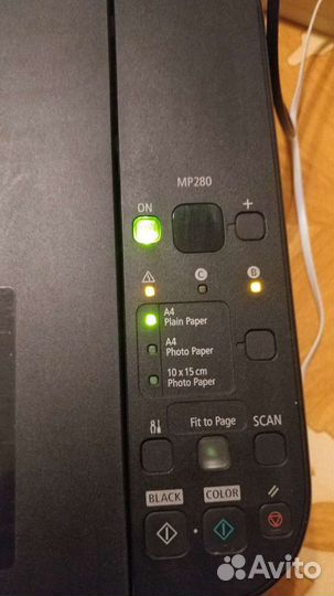 Мфу Canon pixma MP280 + фотобумага + бумага