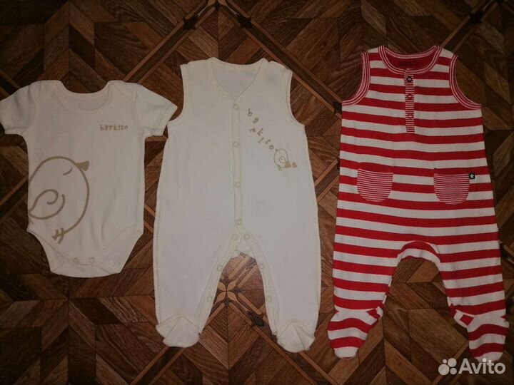 Боди 0-6 мес