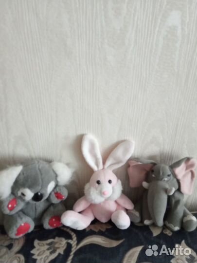 Игрушка мягкая король лев, слоник, коала