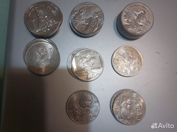 Монеты четвертаки мультипликация,оружие, Covid