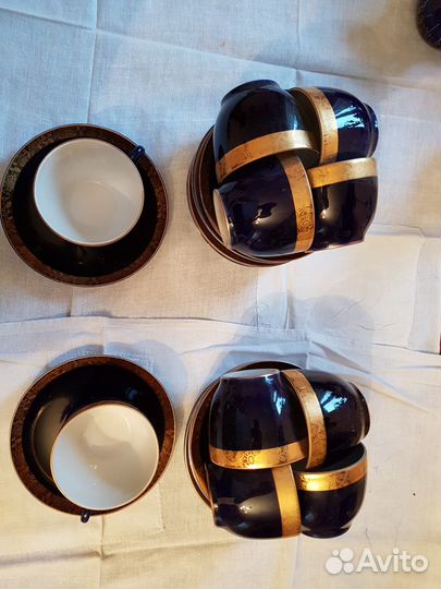 Лфз Сервиз кобальтовый 13 предметов