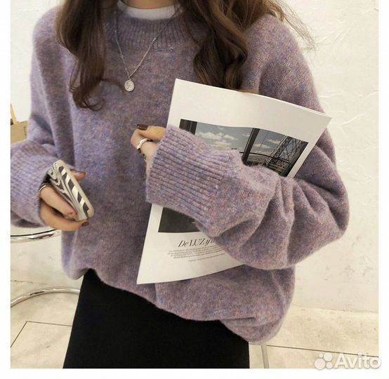 Свитер оверсайз размер М L XL