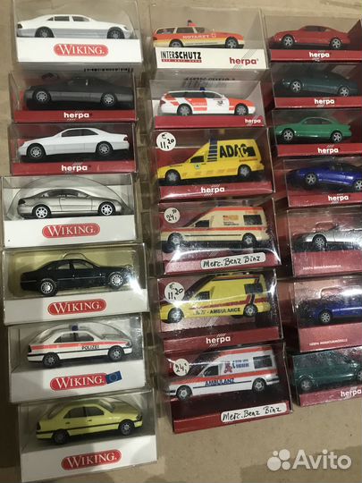 Модели Mercedes от Herpa Wiking масштаб 1:87