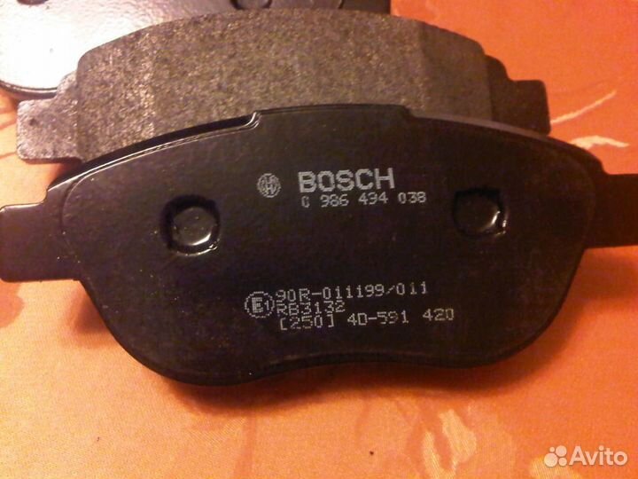 Тормозные колодки на модели Honda