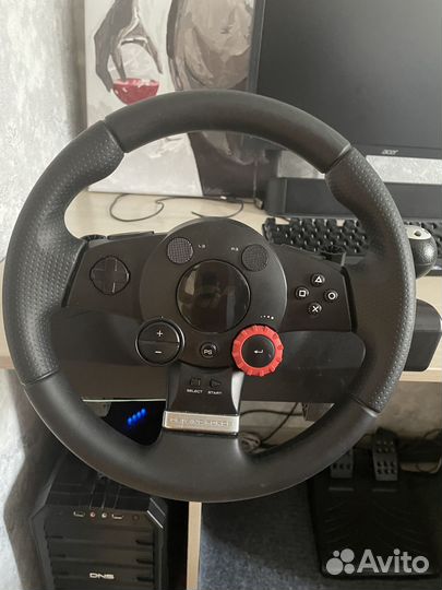 Игровой руль logitech driving force gt