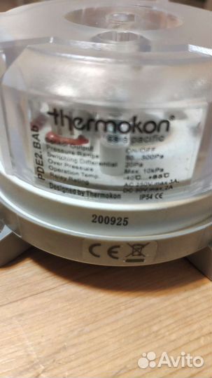 Реле перепада давления воздухаThermokon