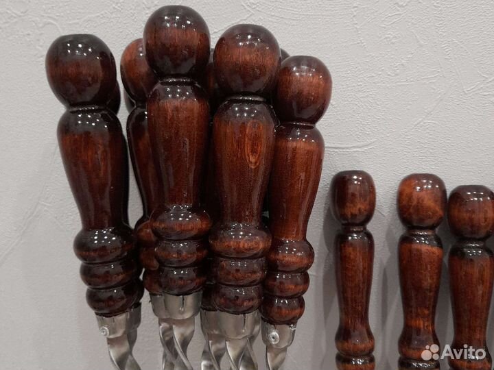 Шампура с деревянной ручкой