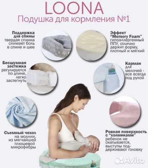 Подушка-позиционер для кормления ребенка