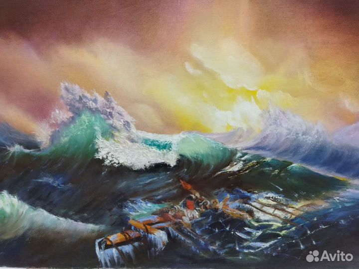 Репродукция картины Айвазовского 9вал