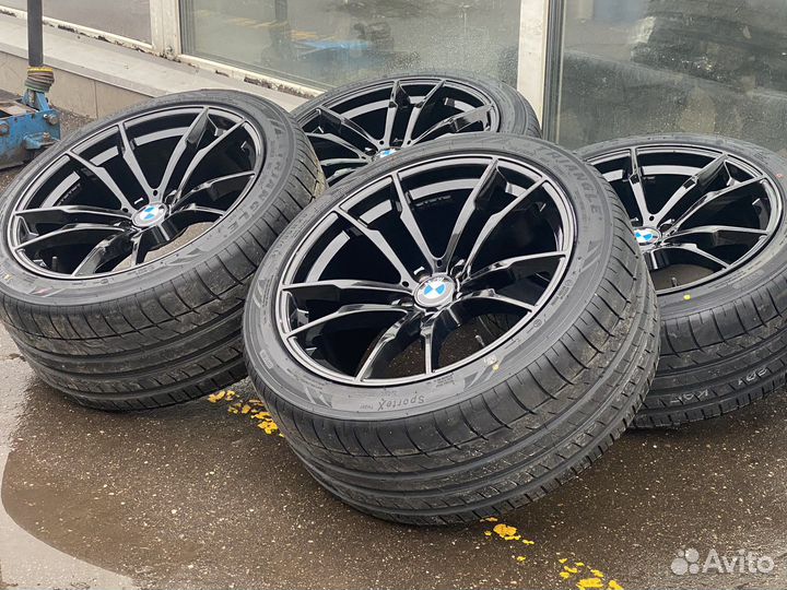 Колеса bmwx5 e70 r20 611 black +triangl