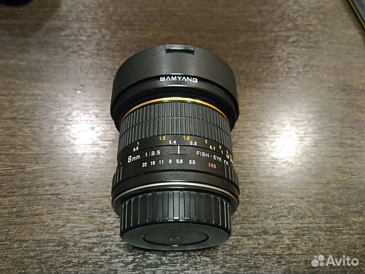 Продаю объектив Samyang 8 mm 1:3.5 fish-eye cs asp