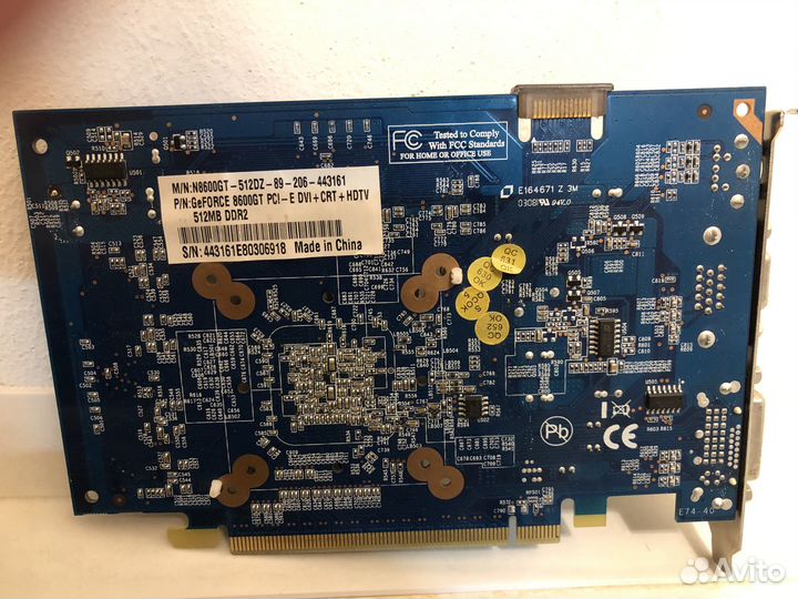 Видеокарта nVidia quadro fx1700/gt8600