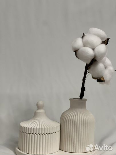 Вазы из гипса