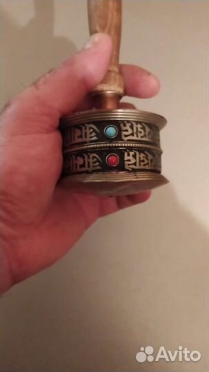 Погремушка редкая,вся,из, меди