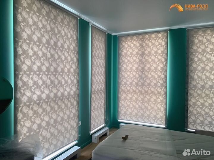 Рулонные шторы, плиссе, blackout