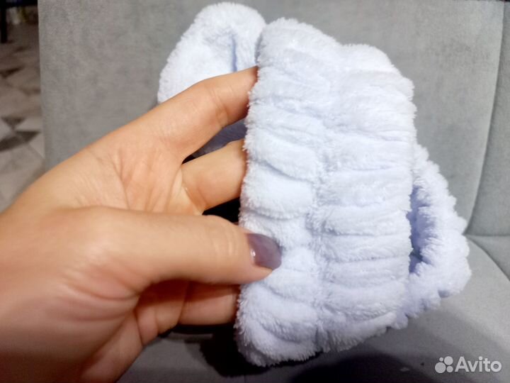 Повязка на голову бантик с надписью OMG