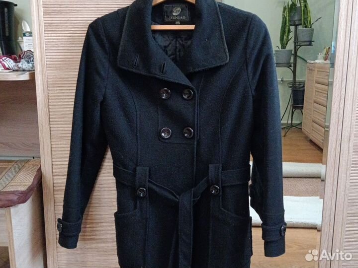 Пальто женское демисезонное 42,44 Чёрное