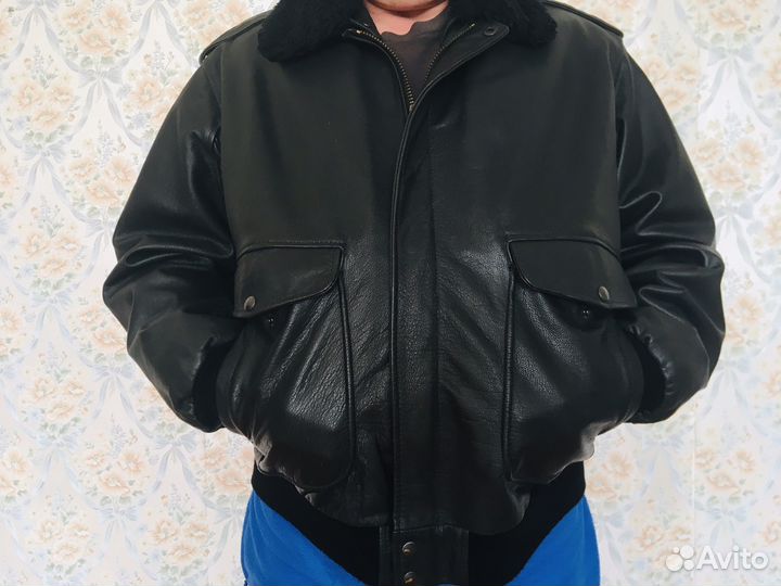 G-1 бомбер Кожаная куртка пилот