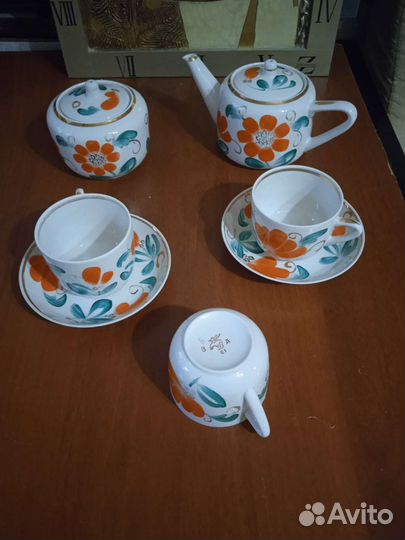 Чайный сервиз вербилки СССР