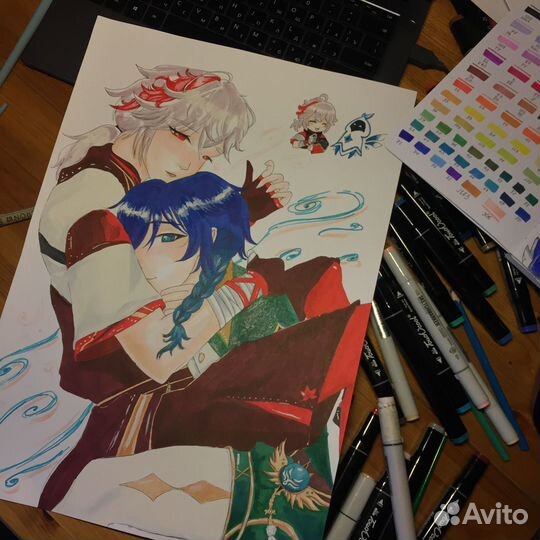 Рисунки на заказ аниме