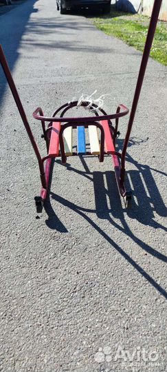 Детские санки с колесами