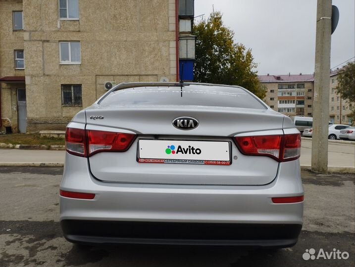 Kia Rio 1.4 МТ, 2016, 93 600 км