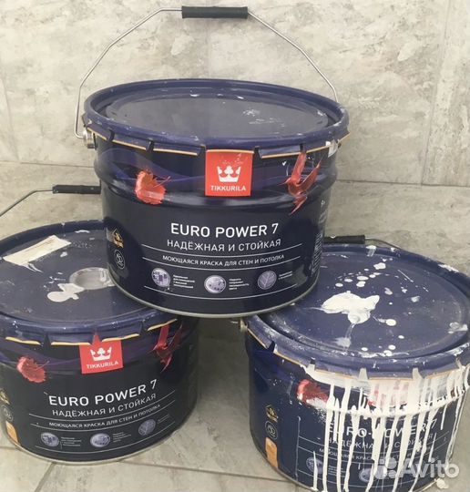 Tikkurila Euro Power 7 База С бесцветная 9л