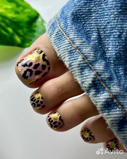 Маникюр, Пленочный педикюр, Смарт педикюр, педикюр