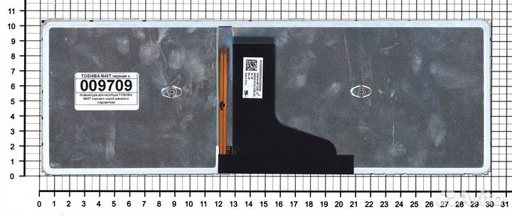 Клавиатура для Toshiba M40T черная с серой рамкой