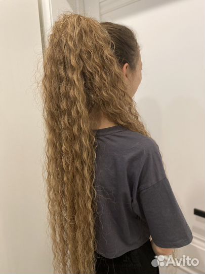 Хвост шиньон афрохвост 80 см