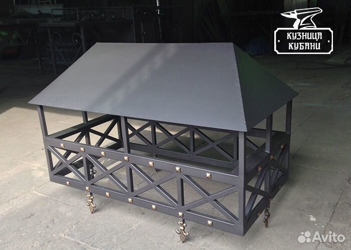 Кованый дымник на трубу