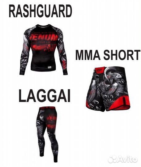 Venum Coi Рашгард, шорты, леггенцы