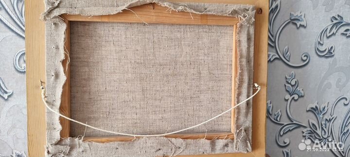 Картина маслом на холсте бу