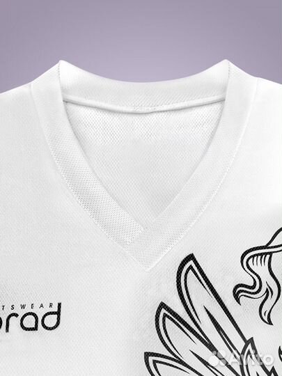 Хоккейная майка 28р-60р (цвет белый)