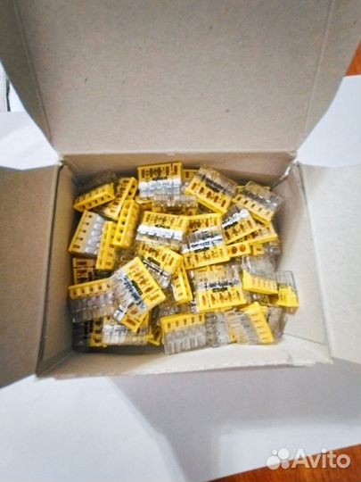 Клеммы wago с пастой